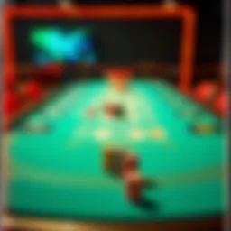 Virtual Texas poker table setup