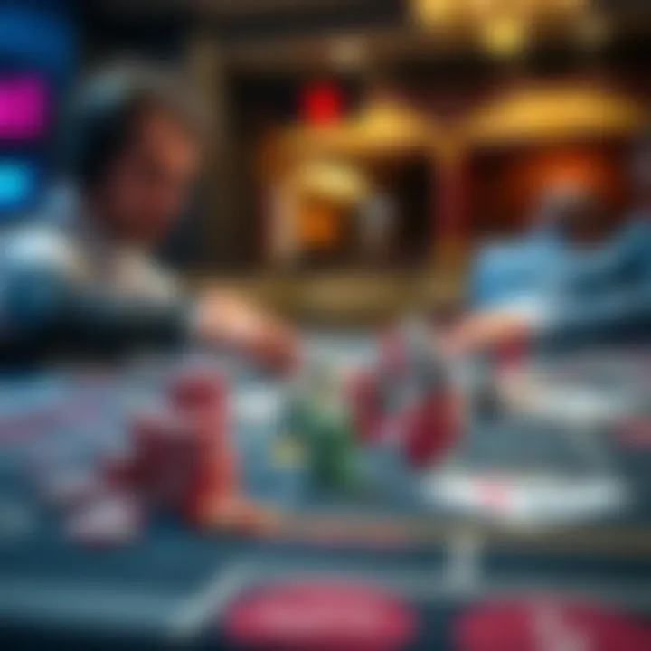 Strategic Approaches in Gambling A strategic board game setup implying strategic planning