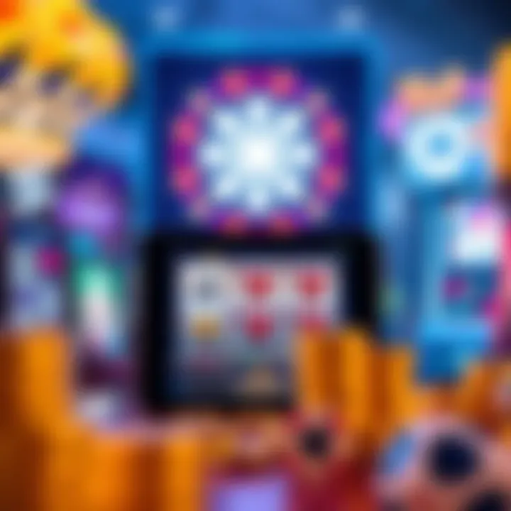 An infographic illustrating the technological advancements in online slot gameplay.