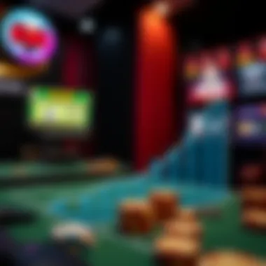 A graph illustrating the growth of online gaming