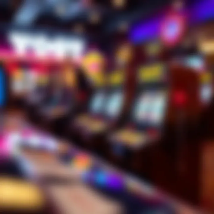 Artistic representation of the evolution of slot machines