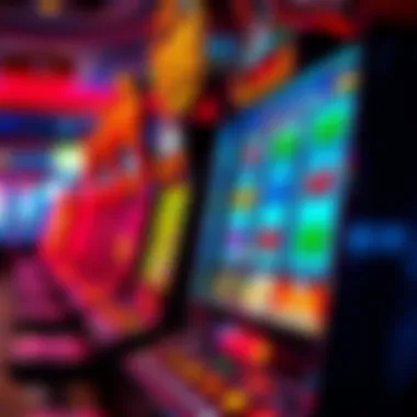 Game of Life Slot Machine in Action Dramatic view of a Game of Life slot machine in a vibrant casino setting