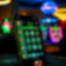 User interface of the Georgia Lottery Scratch-Off App showcasing navigation features