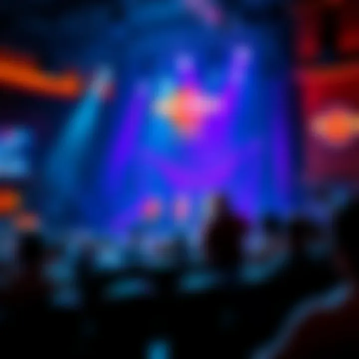 Dynamic Live Entertainment at Hard Rock Casino Live entertainment stage with performers engaging the audience
