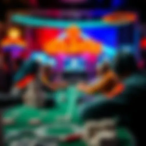 A vibrant illustration of diverse online gaming genres