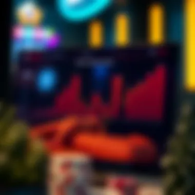 A graphical representation of player earnings in online games