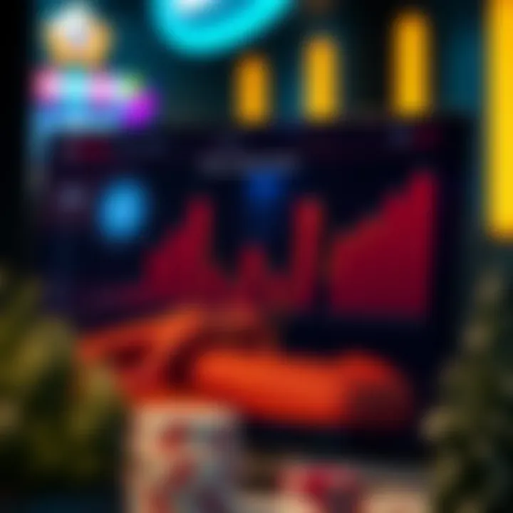 A graphical representation of player earnings in online games