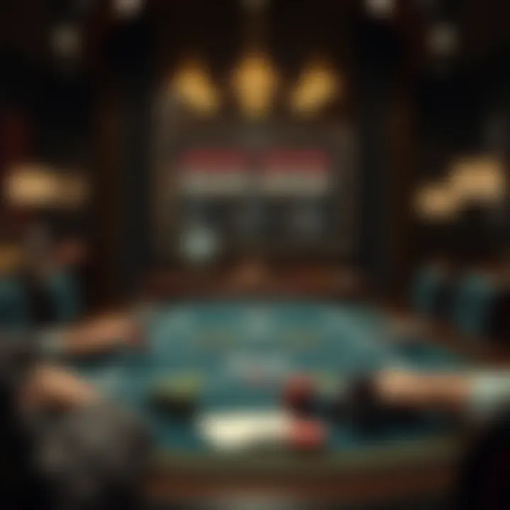 A strategic poker chart showcasing advanced strategies