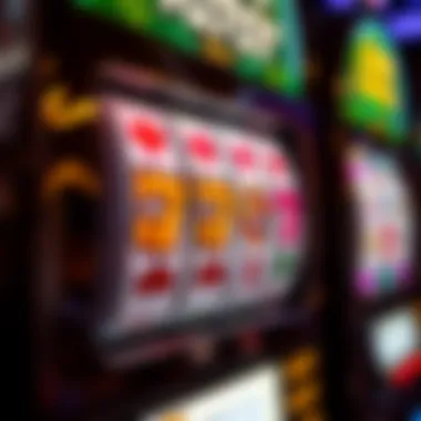 Illuminating Jackpot Symbol on Display Jackpot symbol lighting up on a slot machine display