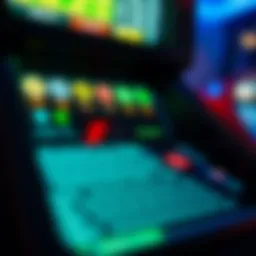 Close-up view of the Indiana lottery ticket scanner interface showcasing features