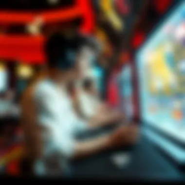 The Role of Technology in Gaming A futuristic concept depicting technology in gaming evolution