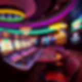 Vibrant live casino gaming setup