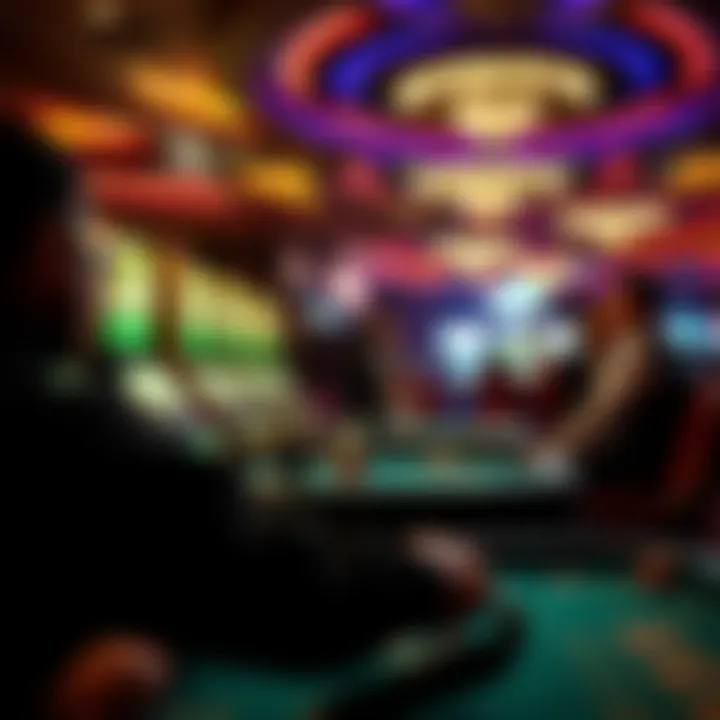 Exciting gaming tables filled with action