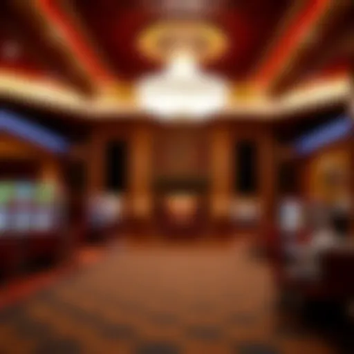 The Elegance of Casino Interiors Luxurious casino lobby welcoming guests