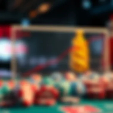 Graph illustrating the mathematical principles of lotteries