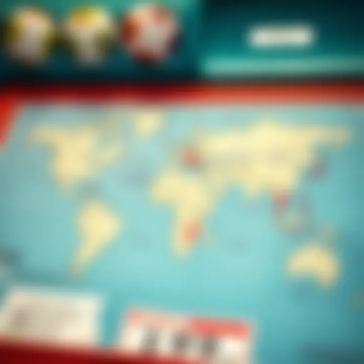 Map displaying regulatory frameworks for lotteries worldwide