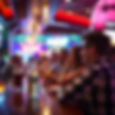 Lively Atmosphere at Margaritaville Bar Guests enjoying a lively atmosphere at the casino bar