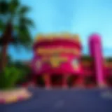 Vibrant Architecture of Margaritaville Casino Exterior view of Margaritaville Casino showcasing vibrant architecture