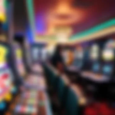 Unique Gaming Experience at Margaritaville Interior gaming area filled with unique slot machines and tables