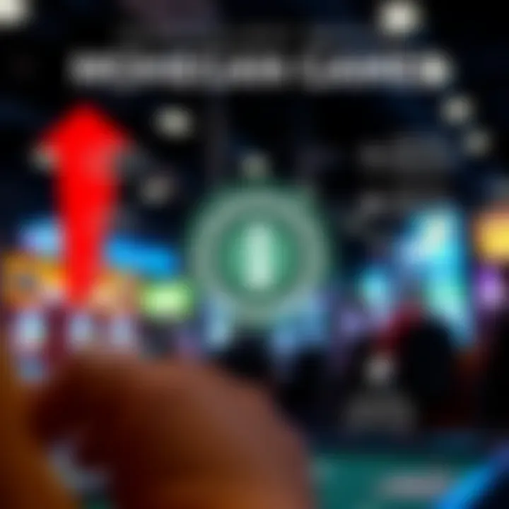 Technology Behind Mohegan Games A sleek infographic illustrating the technological aspects powering Mohegan online games.