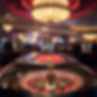 Atmospheric view of Mohegan Sun casino floor