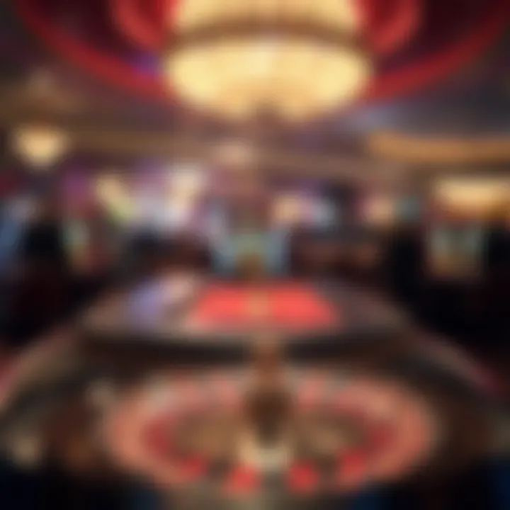 Atmospheric view of Mohegan Sun casino floor