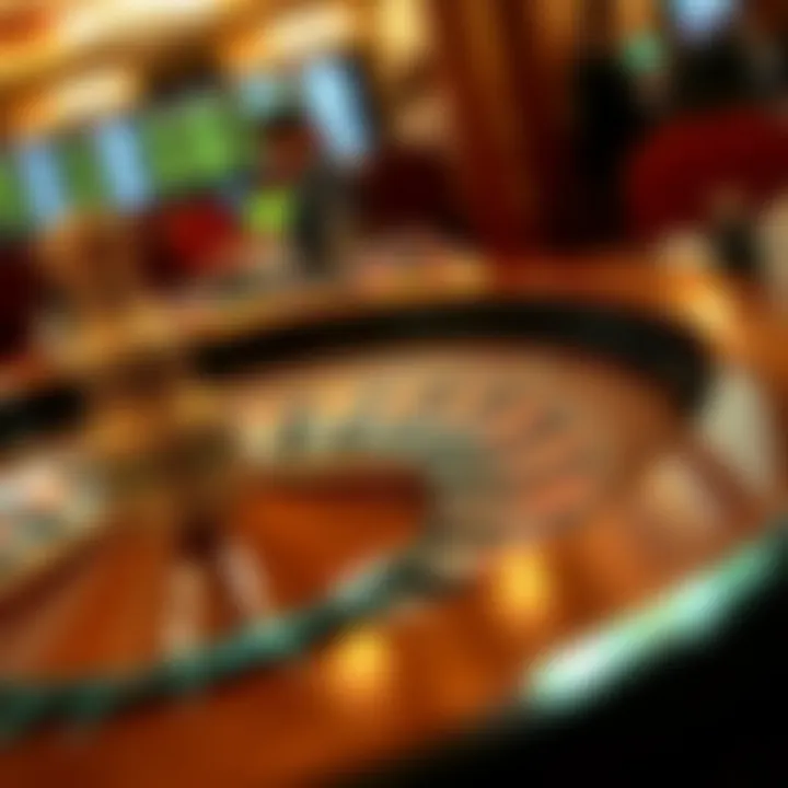 Strategic betting layout in a roulette game