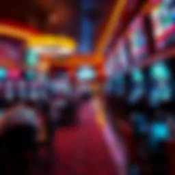 An overview of Oaklawn Sportsbook's vibrant atmosphere