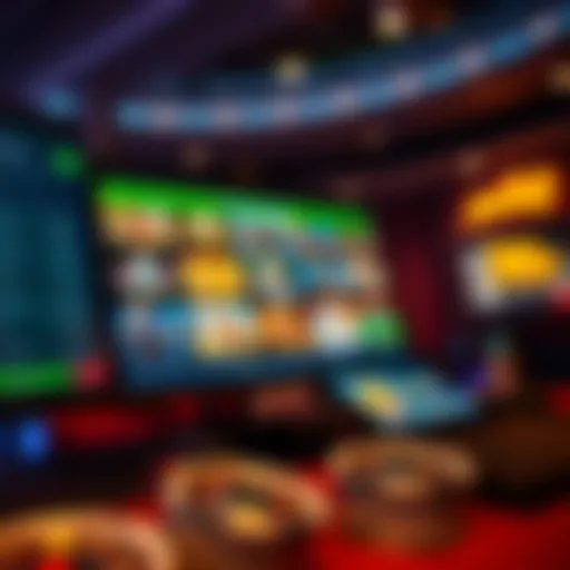 An enticing online betting interface showcasing various games and options.