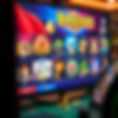 Diverse Gaming Options in Online Casino LV Vibrant online gaming interface showcasing diverse casino games