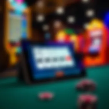 A strategic overview of video poker strategies highlighted on a digital tablet.