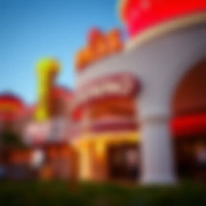 Pass Casino Exterior Exterior view of Pass Casino showcasing its vibrant signage and architecture