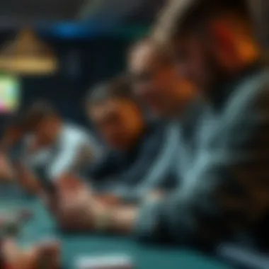 Engaged player strategizing a mobile game