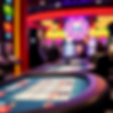 Diverse selection of online casino games interface