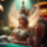 Artistic representation of the Platinum Goddess theme