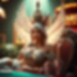 Artistic representation of the Platinum Goddess theme