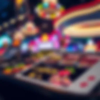 A close-up of enticing casino bonuses and promotions
