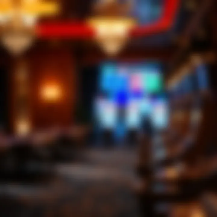 Elegant ambiance in a top-rated casino