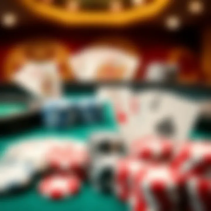 Diverse range of casino game icons