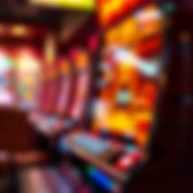 Gameplay Mechanics in Red Screen Slots Illustration of gameplay mechanics in a red screen slot machine