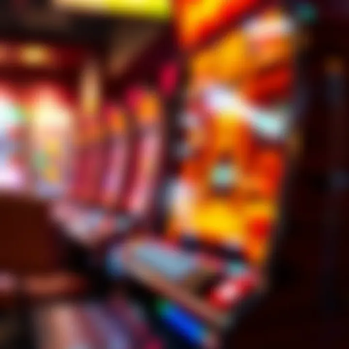 Gameplay Mechanics in Red Screen Slots Illustration of gameplay mechanics in a red screen slot machine