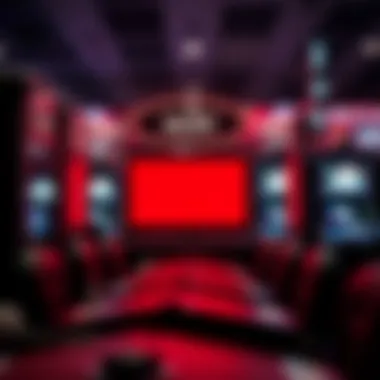 Psychological Appeal of Red Screen Slot Machines Infographic depicting the psychological appeal of red screen slots