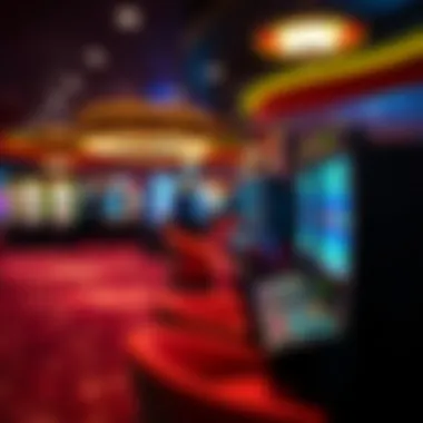 A vibrant gaming floor of Saganing Eagles Casino featuring various gaming options