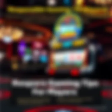 Responsible Gaming Tips for Players An infographic illustrating responsible gaming tips for players