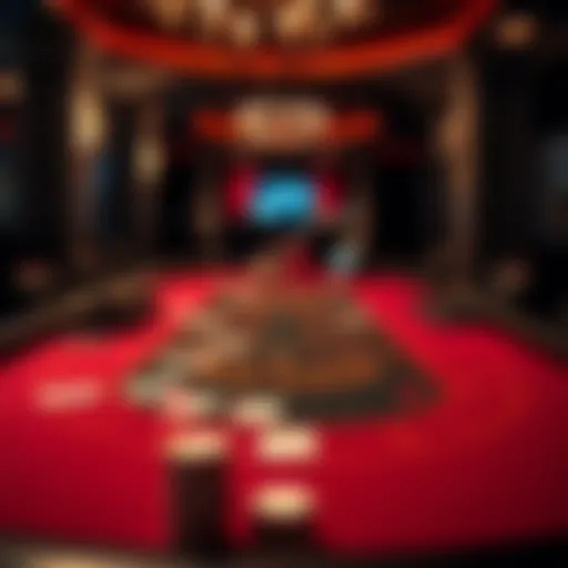 Strategic layout of an online blackjack table