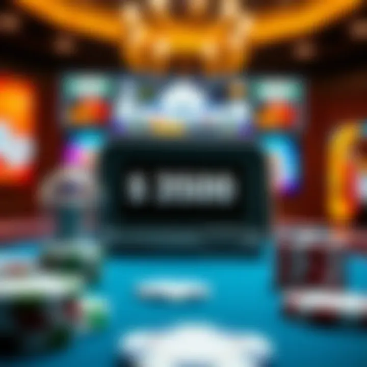 Visual representation of earnings through surveys and games