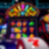 Showcase of vibrant slot game interface