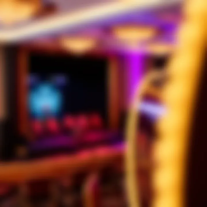 Entertainment stage within the resort showcasing a live performance