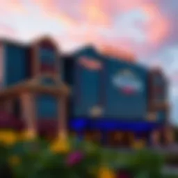 Exterior view of the Bethlehem Casino Resort showcasing its architectural beauty