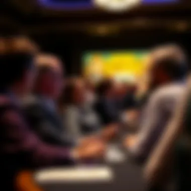 Community engagement event discussing casino development